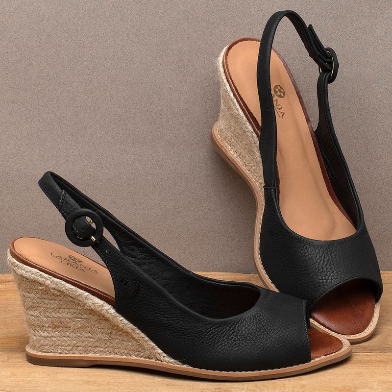 Laranja_Lima_Shoes_Sapatos_Femininos__-Anabela---Corda-Salto-de-7-cm-em-Couro-Preto---Codigo---9595_3
