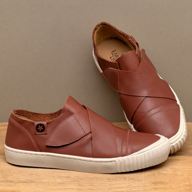Laranja_Lima_Shoes_Sapatos_Femininos__-Tenis---Cano-Baixo-em-Couro-Terracota---Codigo---153066_3
