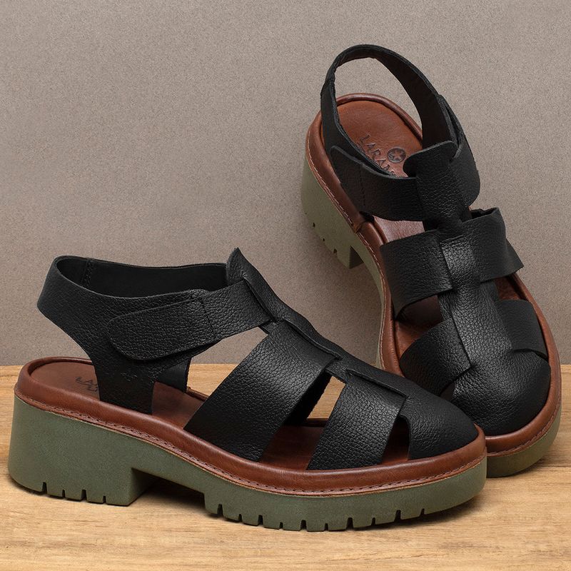 Laranja_Lima_Shoes_Sapatos_Femininos__-Sandalia---Boho-Salto-de-5-cm-em-Couro-Preto---Codigo---153032_3