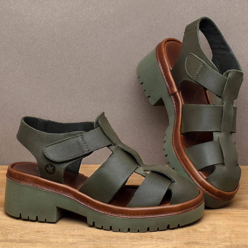 Laranja_Lima_Shoes_Sapatos_Femininos__-Sandalia---Boho-Salto-de-5-cm-em-Couro-Verde---Codigo---153032_3