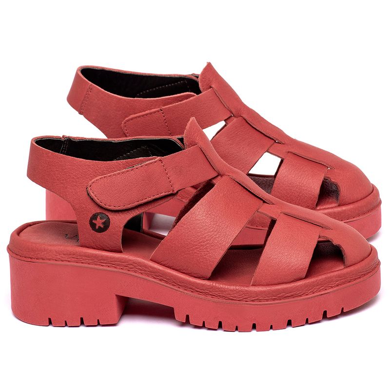 Laranja_Lima_Shoes_Sapatos_Femininos__-Sandalia---Boho-Salto-de-5-cm-em-Couro-Vermelho---Codigo---153032_1