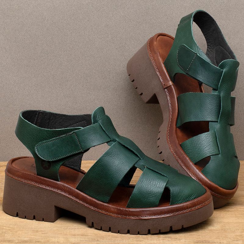 Laranja_Lima_Shoes_Sapatos_Femininos__-Sandalia---Boho-Salto-de-5-cm-em-Couro-Musgo---Codigo---153032_3