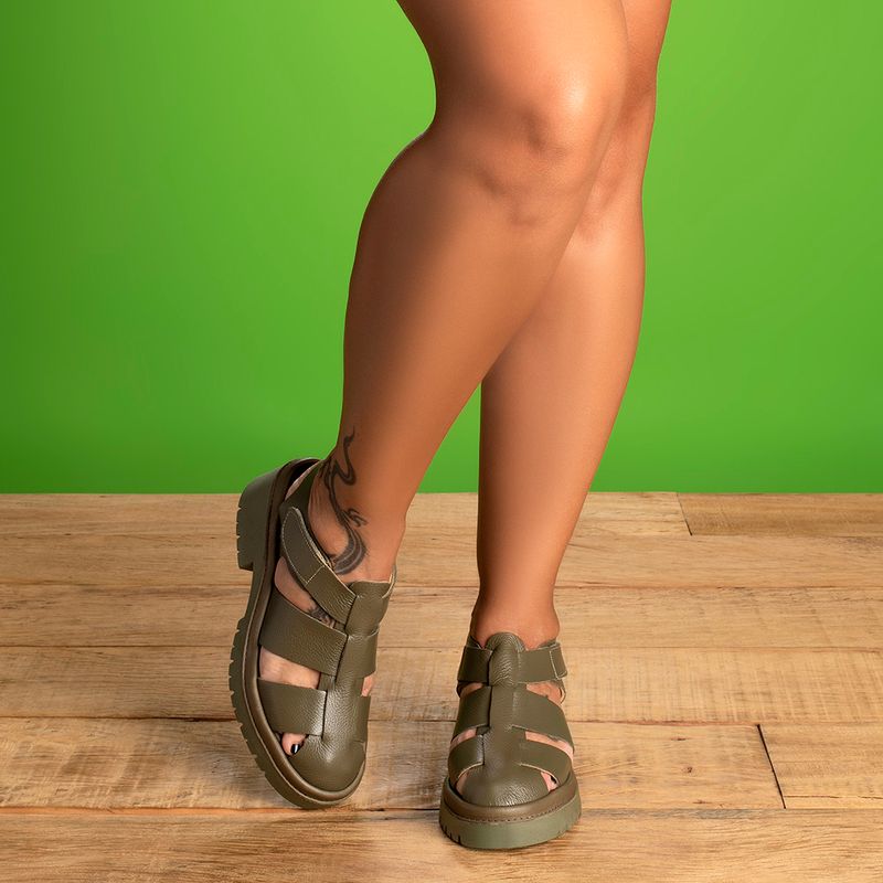 Laranja_Lima_Shoes_Sapatos_Femininos__-Sandalia---Boho-Salto-de-5-cm-em-Couro-Musgo---Codigo---153032_8