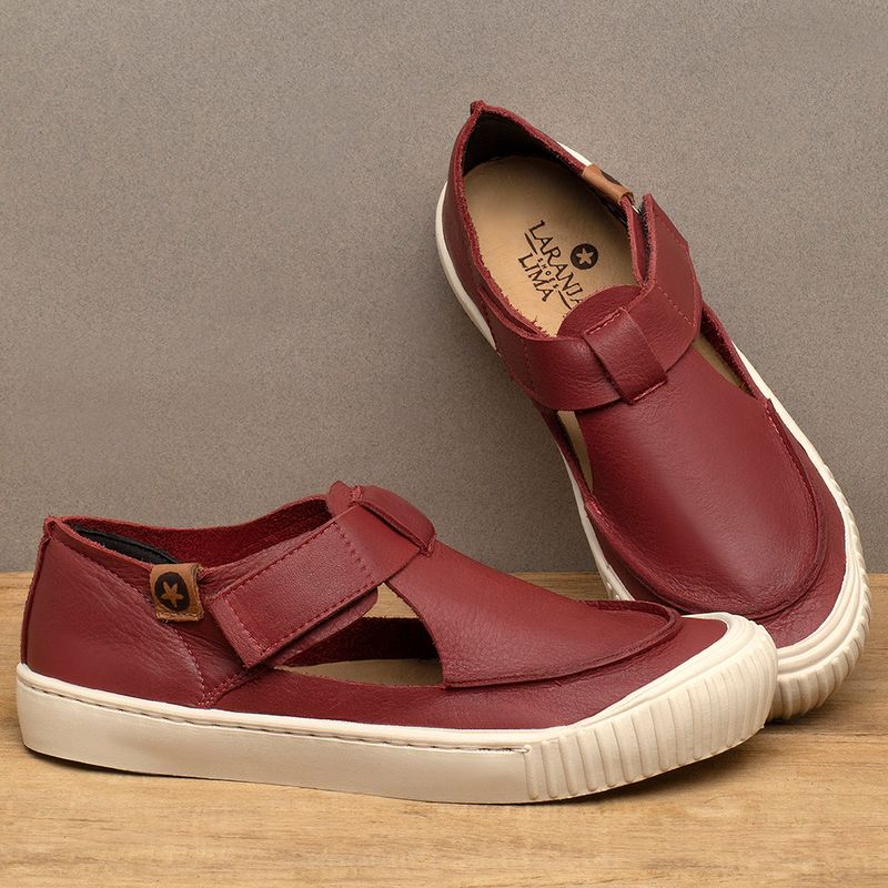 Laranja_Lima_Shoes_Sapatos_Femininos__-Tenis---Cano-Baixo-em-Couro-Vermelho---Codigo---153044_3