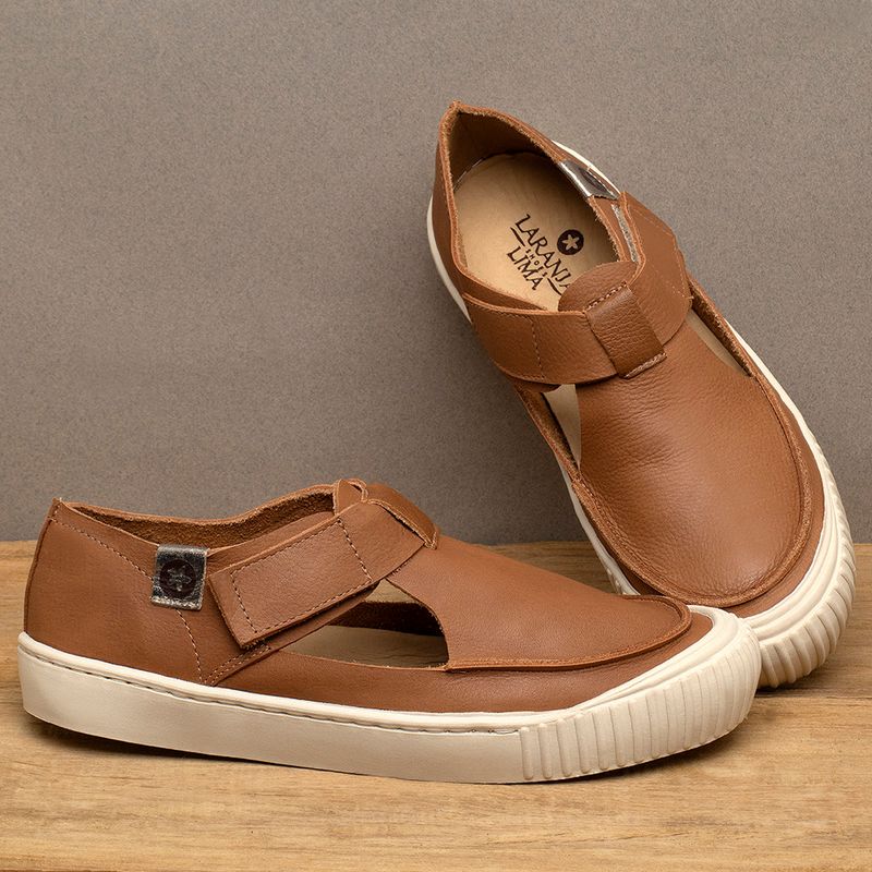 Laranja_Lima_Shoes_Sapatos_Femininos__-Tenis---Cano-Baixo-em-Couro-Laranja---Codigo---153044_3