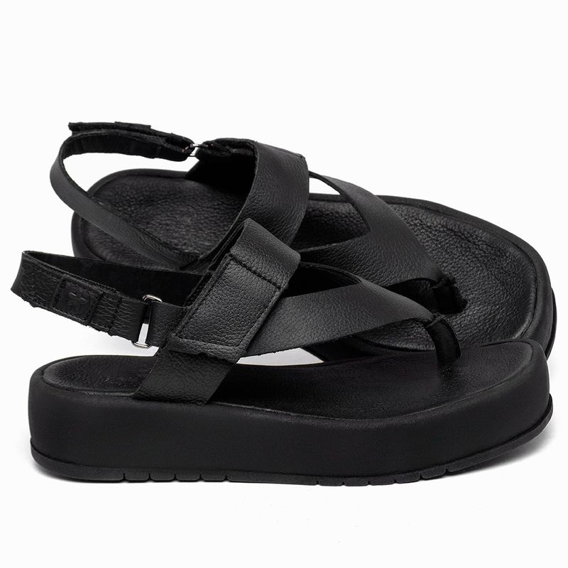 Laranja_Lima_Shoes_Sapatos_Femininos__-Sandalia---Boho-Salto-de-4-cm-em-Couro-Preto---Codigo---153076_1
