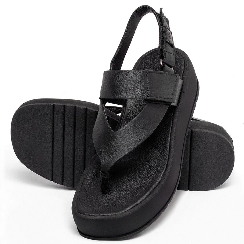 Laranja_Lima_Shoes_Sapatos_Femininos__-Sandalia---Boho-Salto-de-4-cm-em-Couro-Preto---Codigo---153076_2