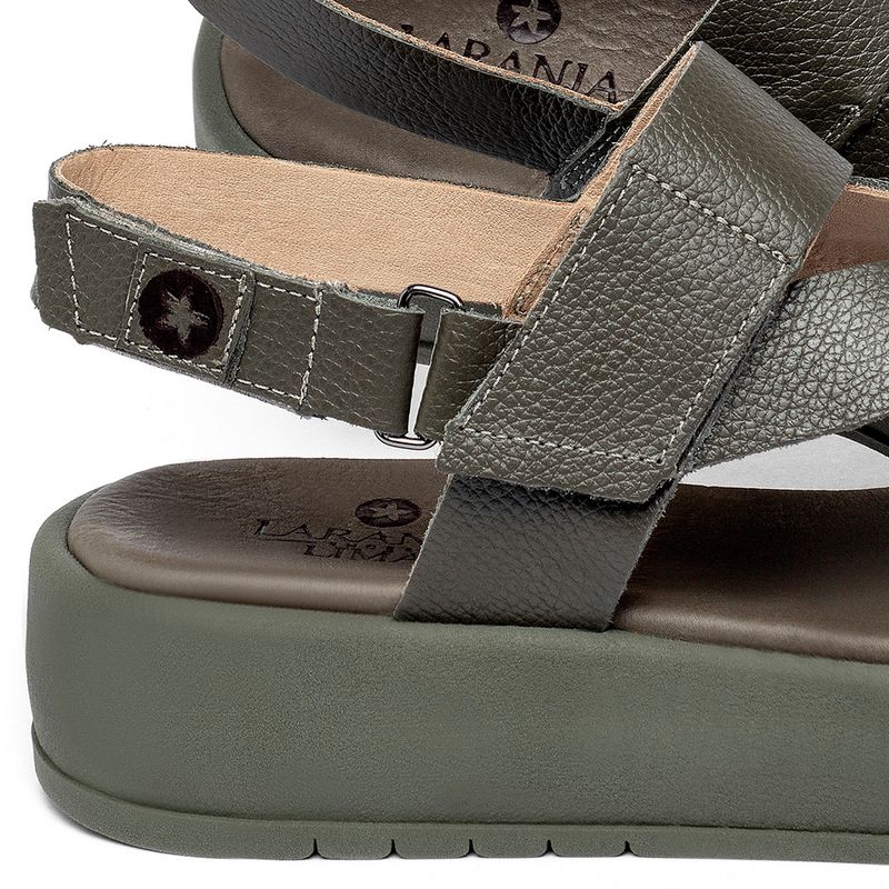 Laranja_Lima_Shoes_Sapatos_Femininos__-Sandalia---Boho-Salto-de-4-cm-em-Couro-Musgo---Codigo---153076_5