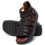 Laranja_Lima_Shoes_Sapatos_Femininos__-Sandalia---Boho-Salto-de-Fechado-em-Couro-Preto---Codigo---3911_2