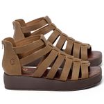 Laranja_Lima_Shoes_Sapatos_Femininos__-Sandalia---Boho-Salto-de-Fechado-em-Couro-Caramelo---Codigo---3911_1