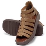 Laranja_Lima_Shoes_Sapatos_Femininos__-Sandalia---Boho-Salto-de-Fechado-em-Couro-Caramelo---Codigo---3911_2