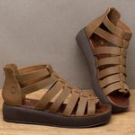 Laranja_Lima_Shoes_Sapatos_Femininos__-Sandalia---Boho-Salto-de-Fechado-em-Couro-Caramelo---Codigo---3911_3