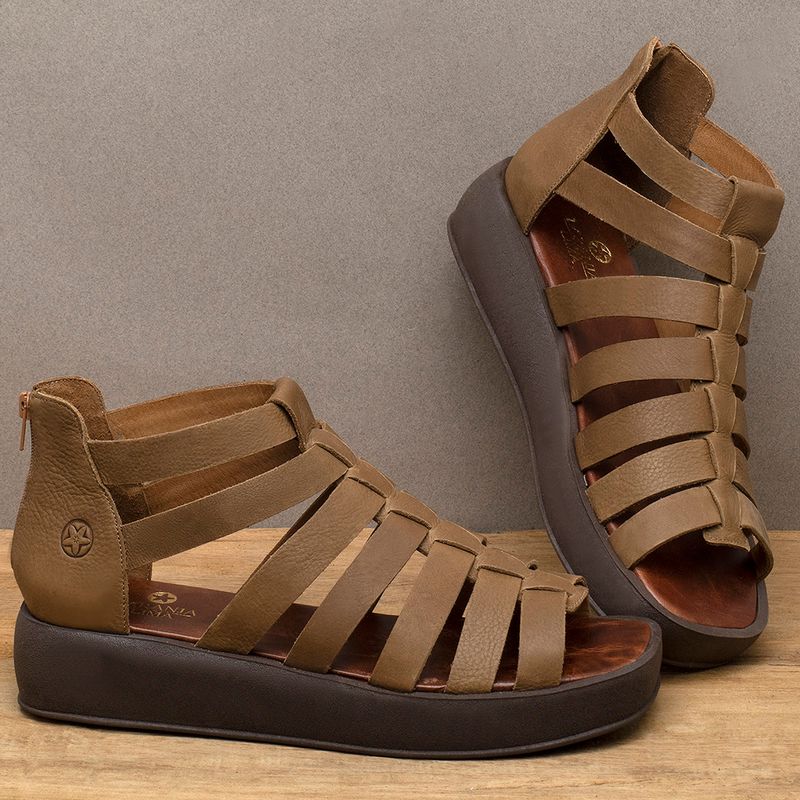 Laranja_Lima_Shoes_Sapatos_Femininos__-Sandalia---Boho-Salto-de-Fechado-em-Couro-Caramelo---Codigo---3911_3