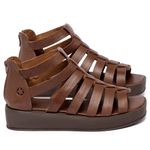 Laranja_Lima_Shoes_Sapatos_Femininos__-Sandalia---Boho-Salto-de-Fechado-em-Couro-Marrom---Codigo---3911_1