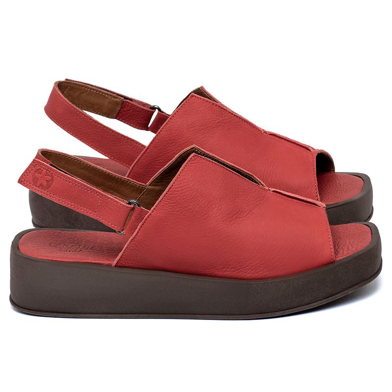 Laranja_Lima_Shoes_Sapatos_Femininos__-Sandalia---Boho-Salto-de-4-cm-em-Couro-Vermelho---Codigo---3917_1