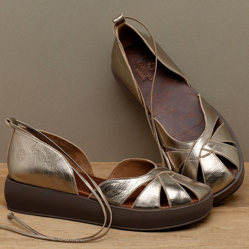 Laranja_Lima_Shoes_Sapatos_Femininos__-Sandalia---Boho-Salto-de-4-cm-em-Couro-Metalizado---Codigo---3972_3
