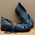 Laranja_Lima_Shoes_Sapatos_Femininos__-Sandalia---Boho-Salto-de-4-cm-em-Couro-Azul---Codigo---3972_3