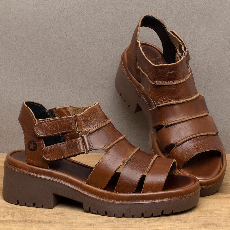 Laranja_Lima_Shoes_Sapatos_Femininos__-Sandalia---Boho-Salto-de-5-cm-em-Couro-Marrom---Codigo---153013_3
