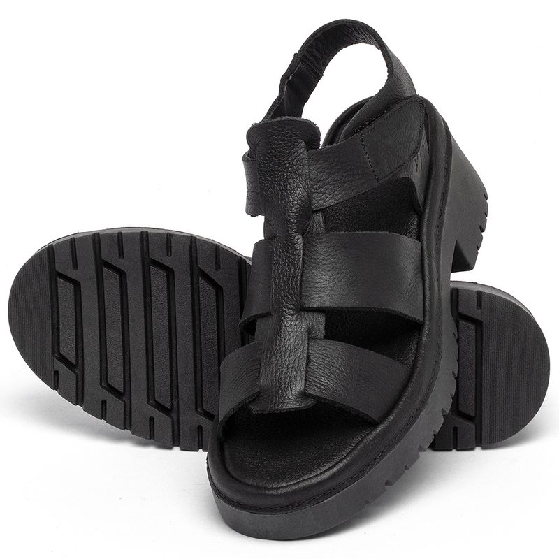 Laranja_Lima_Shoes_Sapatos_Femininos__-Sandalia---Boho-Salto-de-2-cm-em-Couro-Preto---Codigo---153014_2