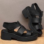 Laranja_Lima_Shoes_Sapatos_Femininos__-Sandalia---Boho-Salto-de-2-cm-em-Couro-Preto---Codigo---153014_3
