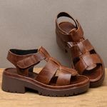 Laranja_Lima_Shoes_Sapatos_Femininos__-Sandalia---Boho-Salto-de-2-cm-em-Couro-Marrom---Codigo---153014_3