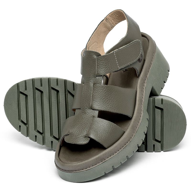 Laranja_Lima_Shoes_Sapatos_Femininos__-Sandalia---Boho-Salto-de-2-cm-em-Couro-Musgo---Codigo---153014_2