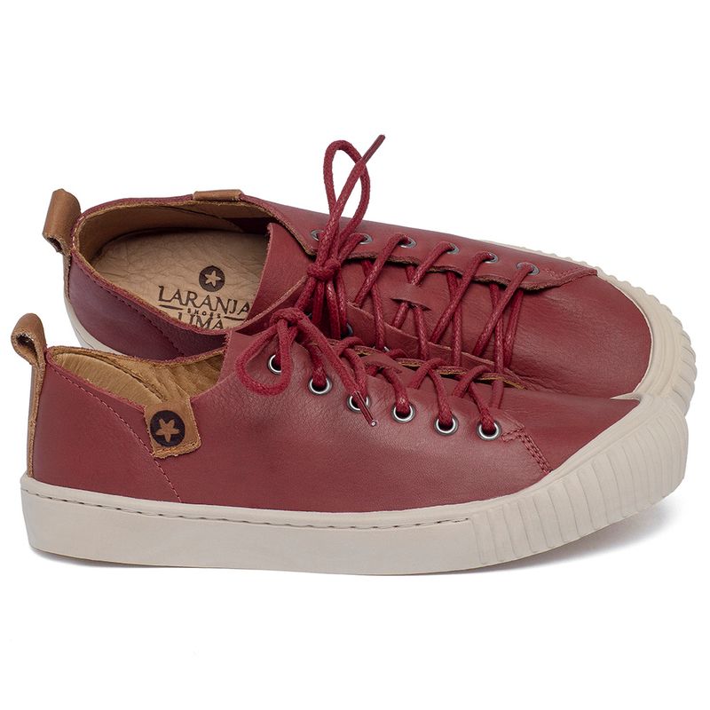 Laranja_Lima_Shoes_Sapatos_Femininos__-Tenis---Cano-Baixo-em-Couro-Vermelho---Codigo---153021_1