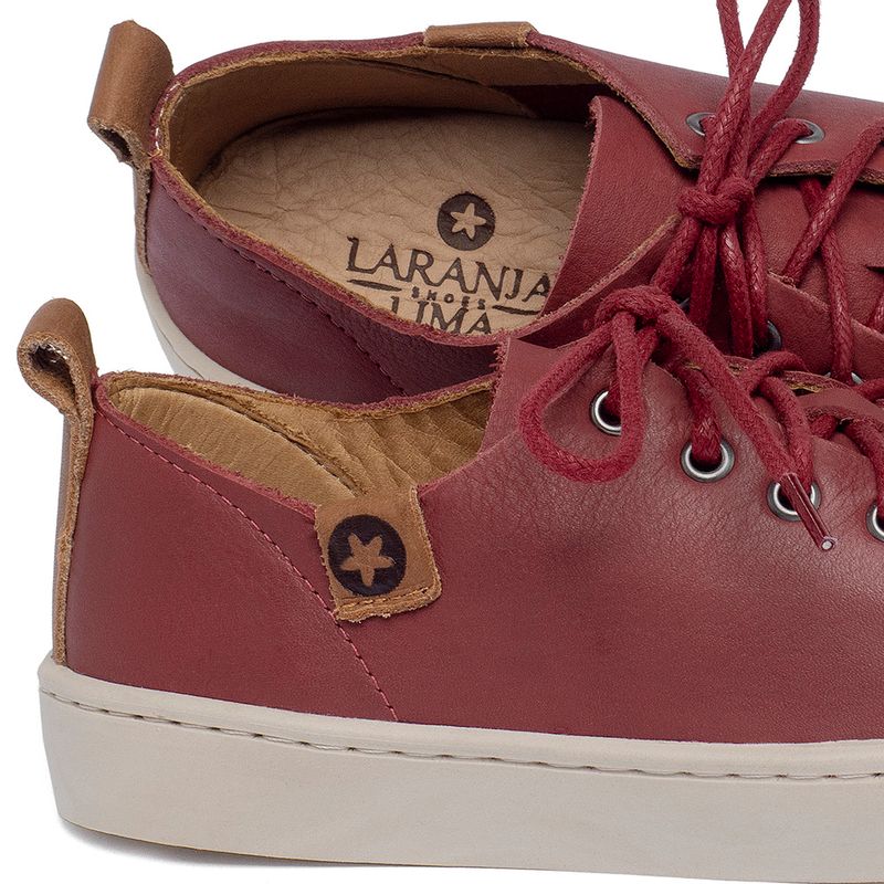 Laranja_Lima_Shoes_Sapatos_Femininos__-Tenis---Cano-Baixo-em-Couro-Vermelho---Codigo---153021_5