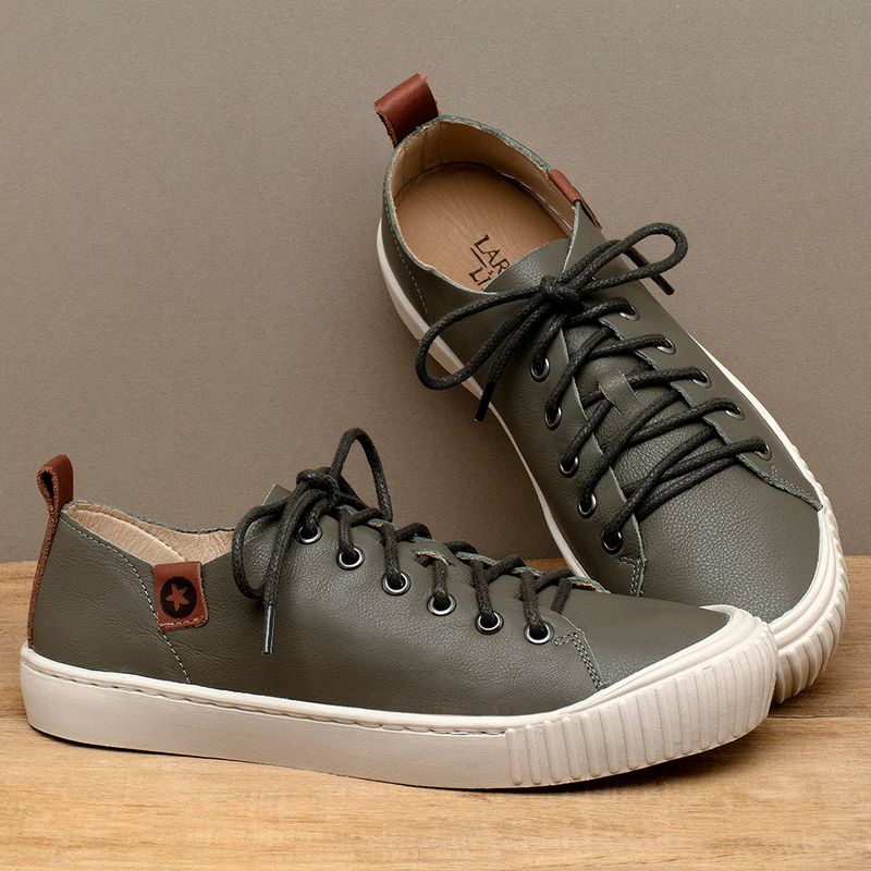 Laranja_Lima_Shoes_Sapatos_Femininos__-Tenis---Cano-Baixo-em-Couro-Musgo---Codigo---153021_3