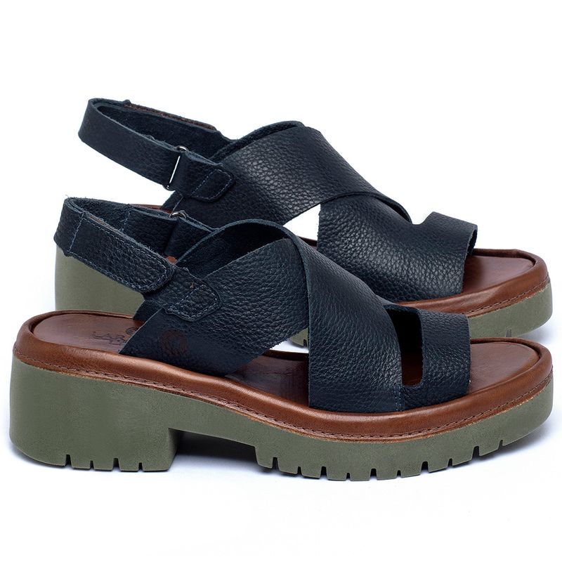 Laranja_Lima_Shoes_Sapatos_Femininos__-Sandalia---Boho-Salto-de-5-cm-em-Couro-Marinho---Codigo---153047_1
