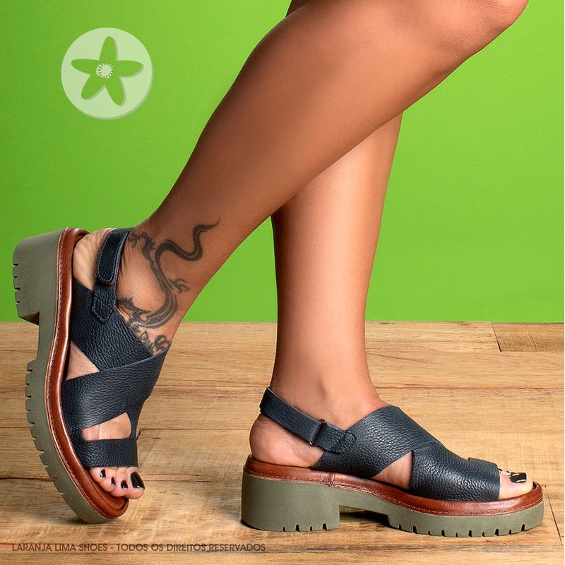 Laranja_Lima_Shoes_Sapatos_Femininos__-Sandalia---Boho-Salto-de-5-cm-em-Couro-Marinho---Codigo---153047_7