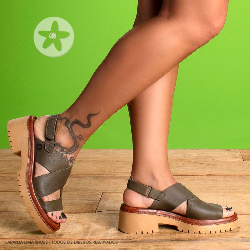 Laranja_Lima_Shoes_Sapatos_Femininos__-Sandalia---Boho-Salto-de-5-cm-em-Couro-Musgo---Codigo---153047_7