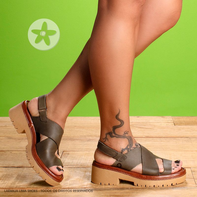 Laranja_Lima_Shoes_Sapatos_Femininos__-Sandalia---Boho-Salto-de-5-cm-em-Couro-Musgo---Codigo---153047_8
