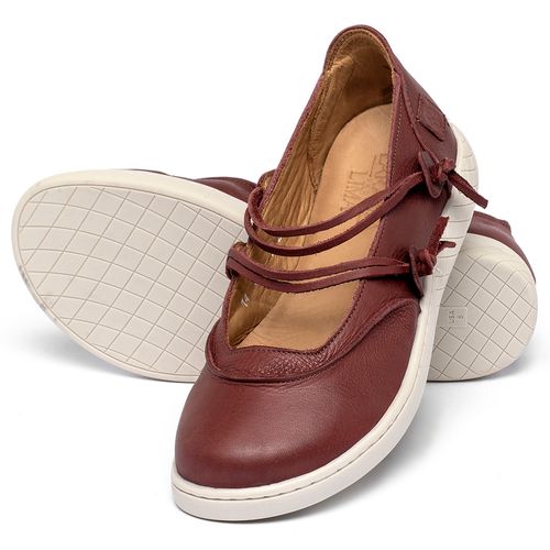 Tênis   Cano Baixo em Couro Vermelho - Codigo - 156039