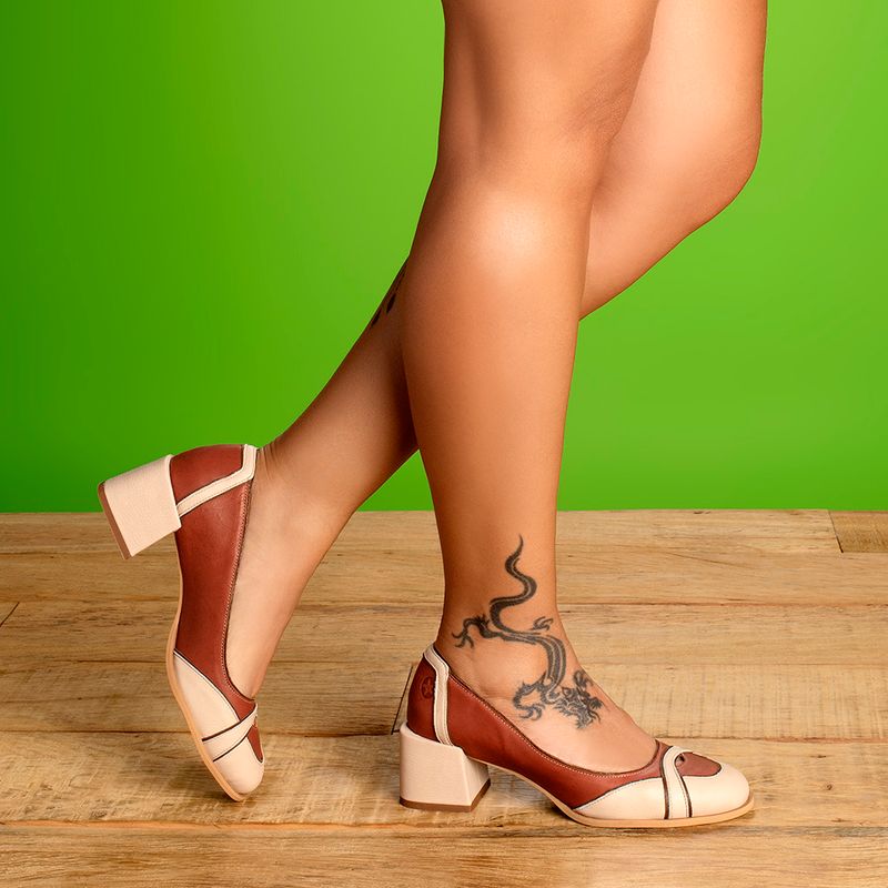 Laranja_Lima_Shoes_Sapatos_Femininos__-Scarpin---Bico-Redondo-Salto-de-5-cm-em-Couro-Bicolor---Codigo---157046_8