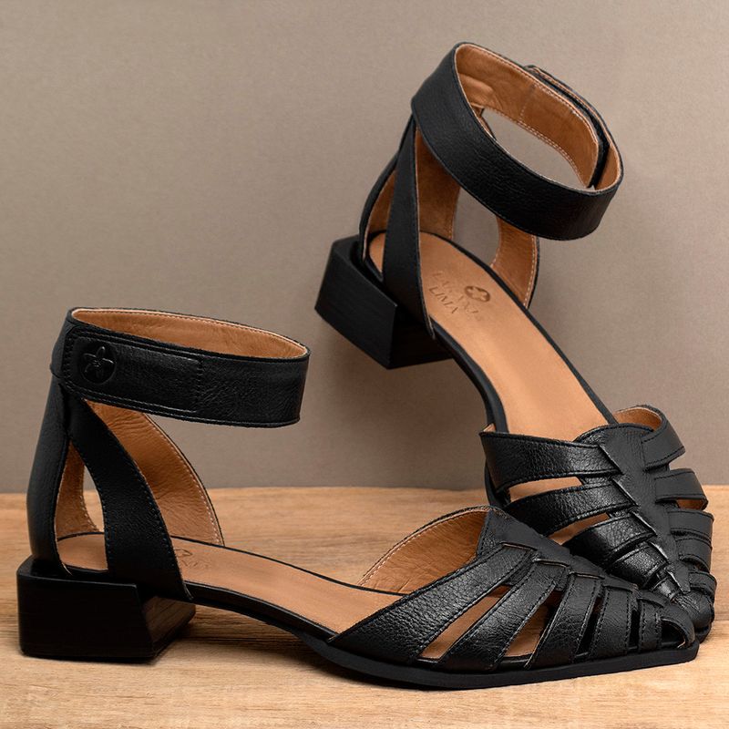 Laranja_Lima_Shoes_Sapatos_Femininos__-Scarpin---Bico-Fino-Salto-de-3-cm-em-Couro-Preto---Codigo---3901_3