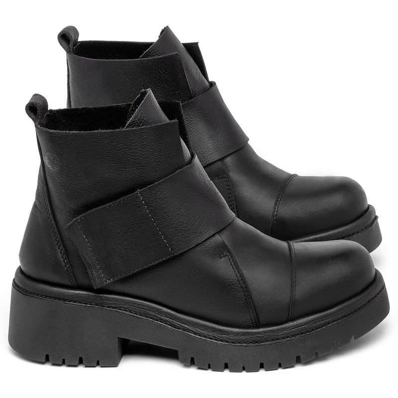 Laranja_Lima_Shoes_Sapatos_Femininos__-Bota---Cano-Curto-Salto-de-4-cm-em-Couro-Preto---Codigo---153026_1