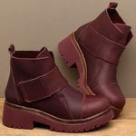 Laranja_Lima_Shoes_Sapatos_Femininos__-Bota---Cano-Curto-Salto-de-4-cm-em-Couro-Vinho---Codigo---153026_3