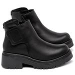 Laranja_Lima_Shoes_Sapatos_Femininos__-Bota---Cano-Curto-Salto-de-4-cm-em-Couro-Preto---Codigo---153055_1