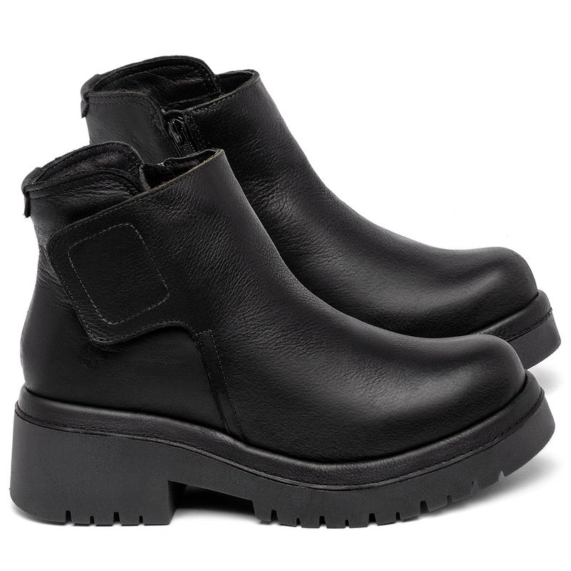 Laranja_Lima_Shoes_Sapatos_Femininos__-Bota---Cano-Curto-Salto-de-4-cm-em-Couro-Preto---Codigo---153055_1