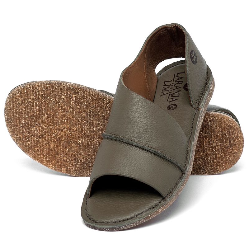 Laranja_Lima_Shoes_Sapatos_Femininos__-Sandalia-Rasteira---Flat-em-Couro-Musgo---Codigo---156022_2