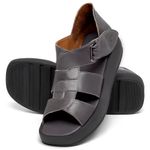 Laranja_Lima_Shoes_Sapatos_Femininos__-Sandalia---Boho-Salto-de-4-cm-em-Couro-Cinza---Codigo---3915_2