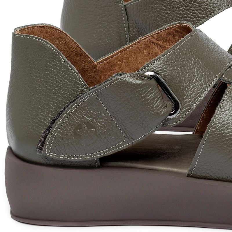 Laranja_Lima_Shoes_Sapatos_Femininos__-Sandalia---Boho-Salto-de-4-cm-em-Couro-Musgo---Codigo---3915_5