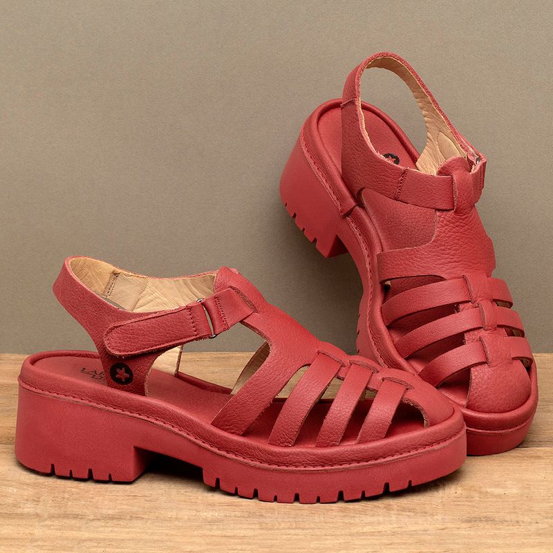 Laranja_Lima_Shoes_Sapatos_Femininos__-Sandalia---Boho-Salto-de-5-cm-em-Couro-Vermelho---Codigo---153060_3