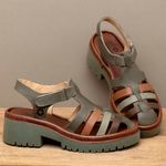 Laranja_Lima_Shoes_Sapatos_Femininos__-Sandalia---Boho-Salto-de-5-cm-em-Couro-Musgo---Codigo---153060_3