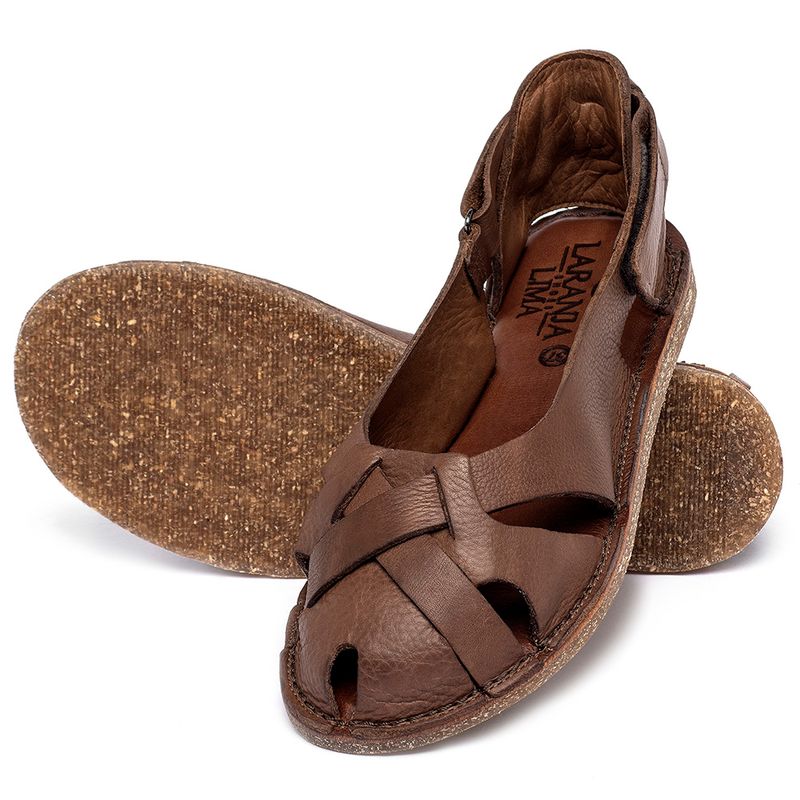 Laranja_Lima_Shoes_Sapatos_Femininos__-Sandalia-Rasteira---Flat-em-Couro-Marrom---Codigo---156027_2