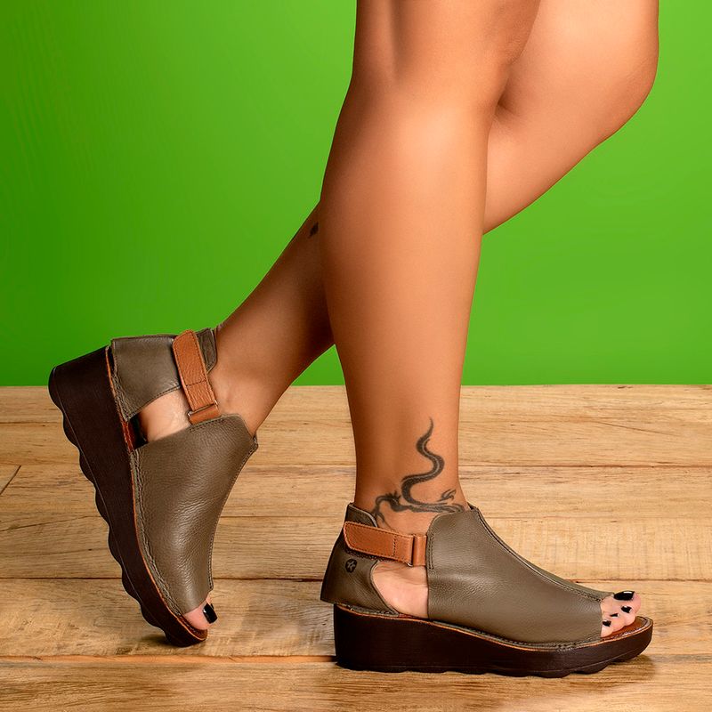Laranja_Lima_Shoes_Sapatos_Femininos__-Anabela---Flatform-Salto-de-5-cm-em-Couro-Musgo---Codigo---156032_8