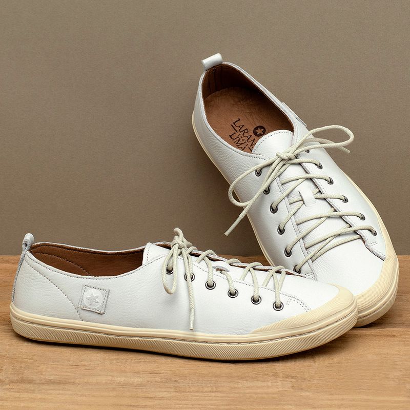 Laranja_Lima_Shoes_Sapatos_Femininos__-Tenis---Cano-Baixo-em-Couro-Off-White---Codigo---156075_3