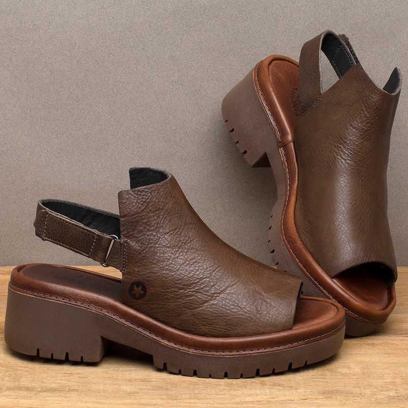 Laranja_Lima_Shoes_Sapatos_Femininos__-Sandalia---Boho-Salto-de-5-cm-em-Couro-Cafe---Codigo---153034_3