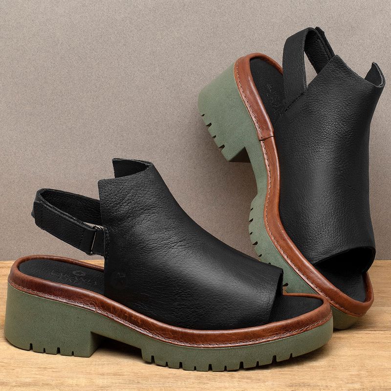 Laranja_Lima_Shoes_Sapatos_Femininos__-Sandalia---Boho-Salto-de-5-cm-em-Couro-Preto---Codigo---153034_3